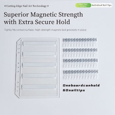 Tableau d'affichage magnétique amovible en acrylique pour nail art avec livre de couleurs dégradées de 120/180/240 couleurs, outil en plastique pour capsules de vernis à ongles