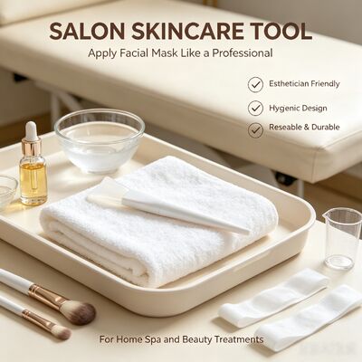 Applicateur de masque Facial en Silicone souple, brosse, poignée en Silicone, crème de soin, spatule cosmétique réutilisable, application de mélange de masque Facial