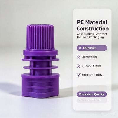 8.6mm Dia interne PE plastique vis capot Portable et durable couvercles de bec pour les sacs à bec