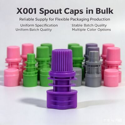 8.6mm Dia interne PE plastique vis capot Portable et durable couvercles de bec pour les sacs à bec
