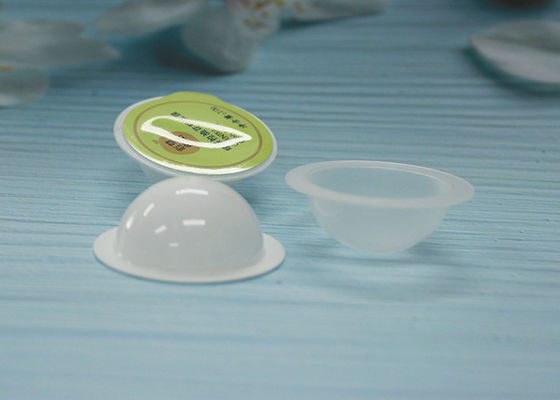 Petits récipients en plastique clairs ronds pour le massage emballant la taille de 20mm