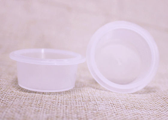 le plastique 10g capsule la tasse avec le film en aluminium de cachetage pour l'emballage de rinçage de bouche