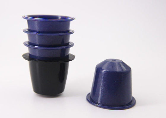 La cosse adaptée aux besoins du client de café de GV 8ml capsule la couleur externe de blanc du diamètre 3,5 cm