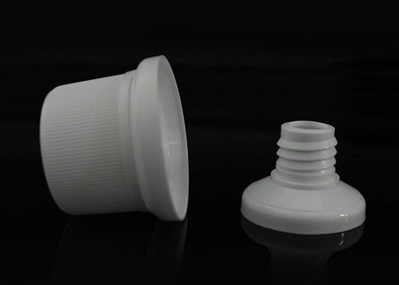 Chapeau adapté aux besoins du client inclus par tête de tube stratifié par crème pharmaceutique du diamètre 28mm