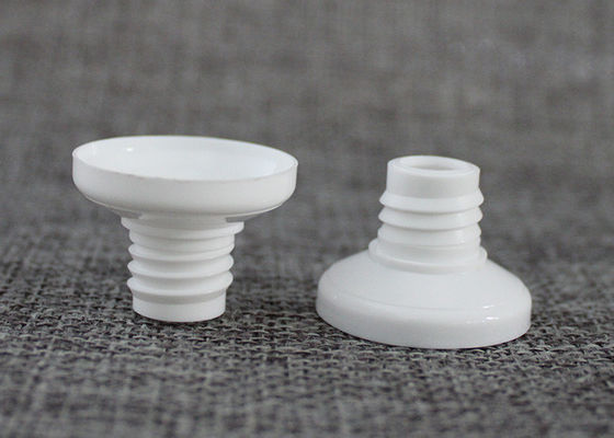 Tête en plastique blanche de tube dans la catégorie comestible de PE pour la conception personnalisée par tube stratifiée par nourriture
