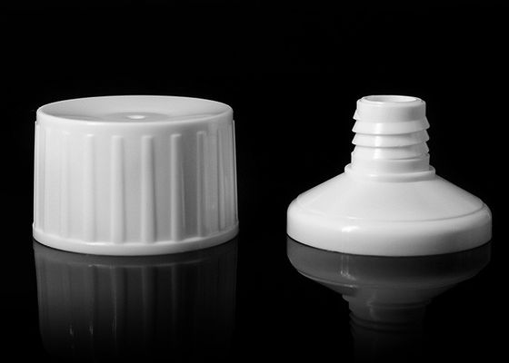Tête ronde en plastique de tube 35mm pour le détergent facial/tube crème mou cosmétique de lotion