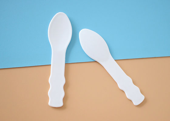 cuillère en plastique de spatule de maquillage de détail de 7cm pour l'argile de pâte
