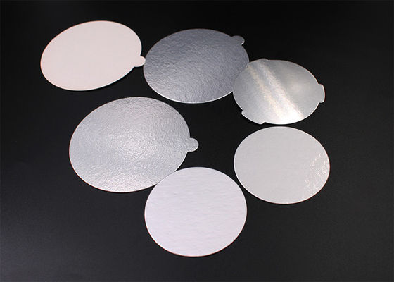 revêtement de joint facile de papier d'aluminium d'induction de peau avec des étiquettes